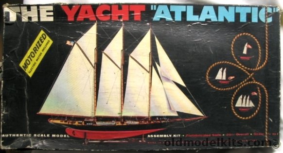 ITC 1/96 The Yacht Atlantic Motorized, 3719-498 plastic model kit